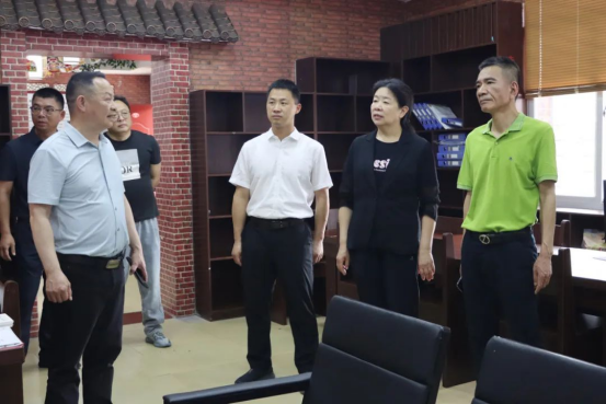 区委区政府主要领导检查桥南片区更新改造项目推进工作